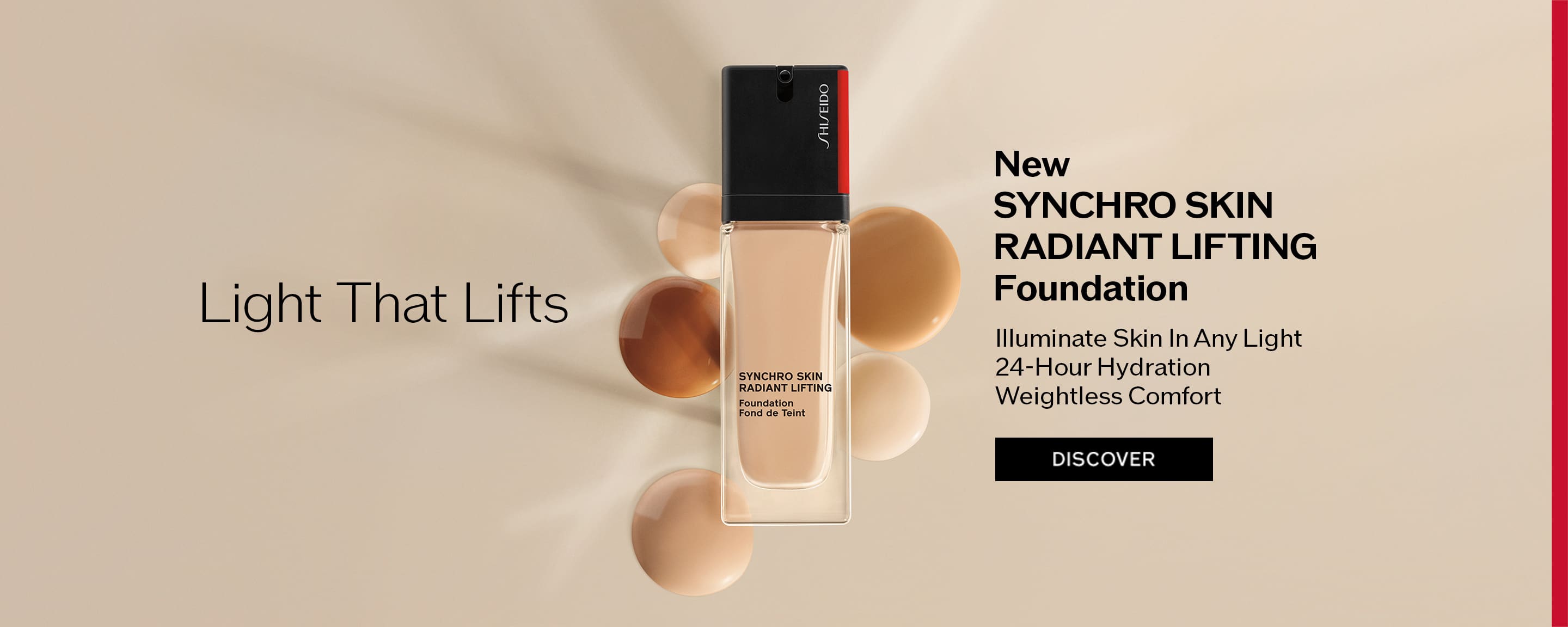 Nâng Săn Nổi Bật Phấn nền dạng lỏng MớI SYNCHRO SKINRADIANT LIFTING Foundation Làn da rạng rỡ ở mọi điều kiện ánh sáng Cấp ẩm suốt 24H Mỏng nhẹ dễ chịu