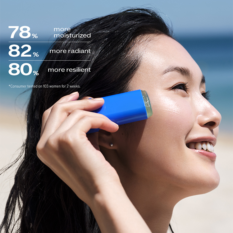 78% more moisturized. 82% more radiant. 80% more resilient.