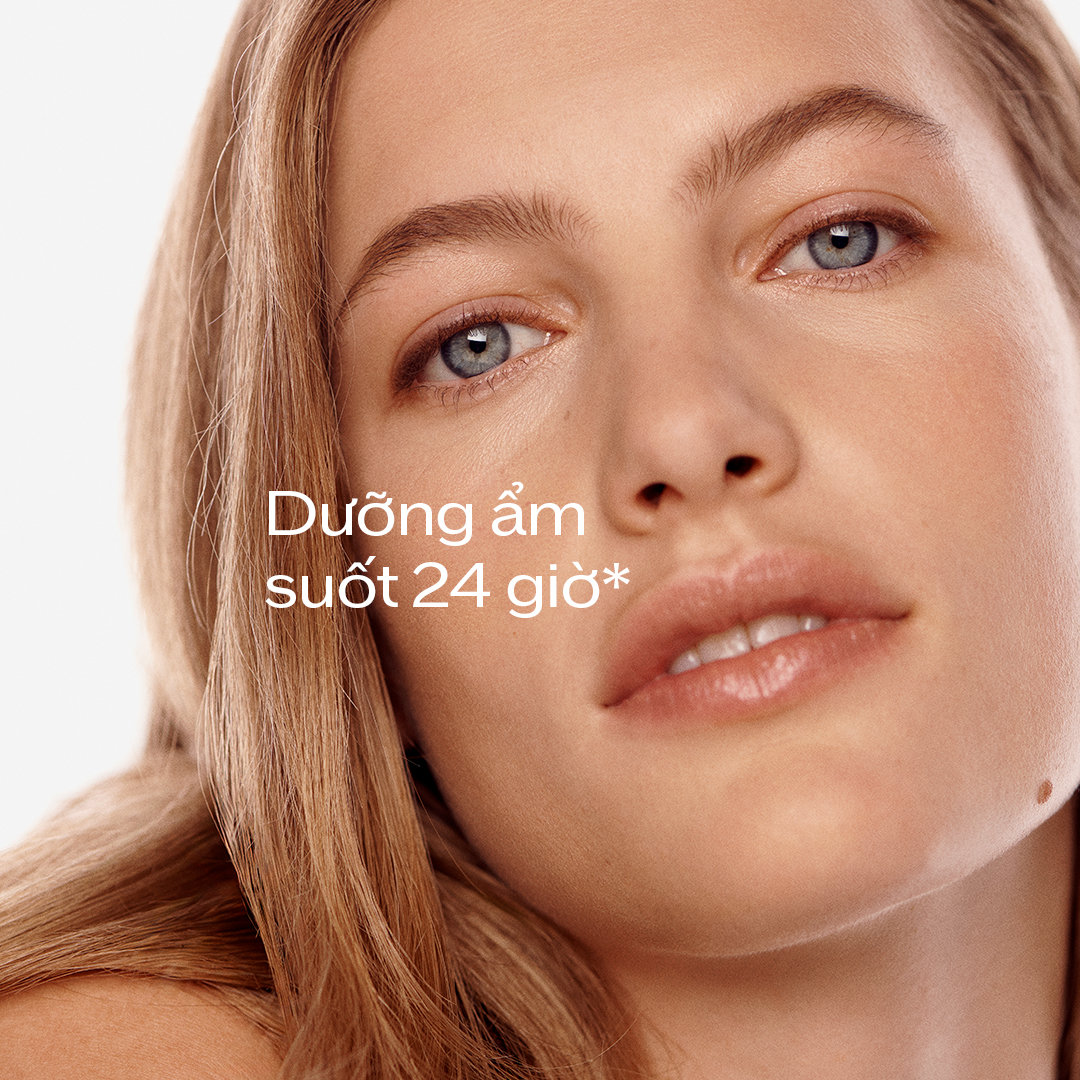 24-hour lasting hydration* *Clinically tested on 33 women